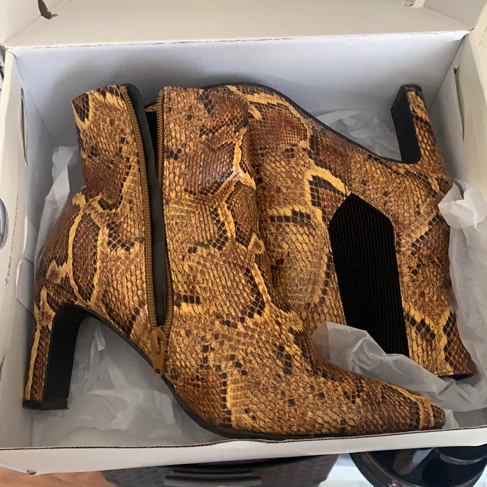 Snakeskin heels